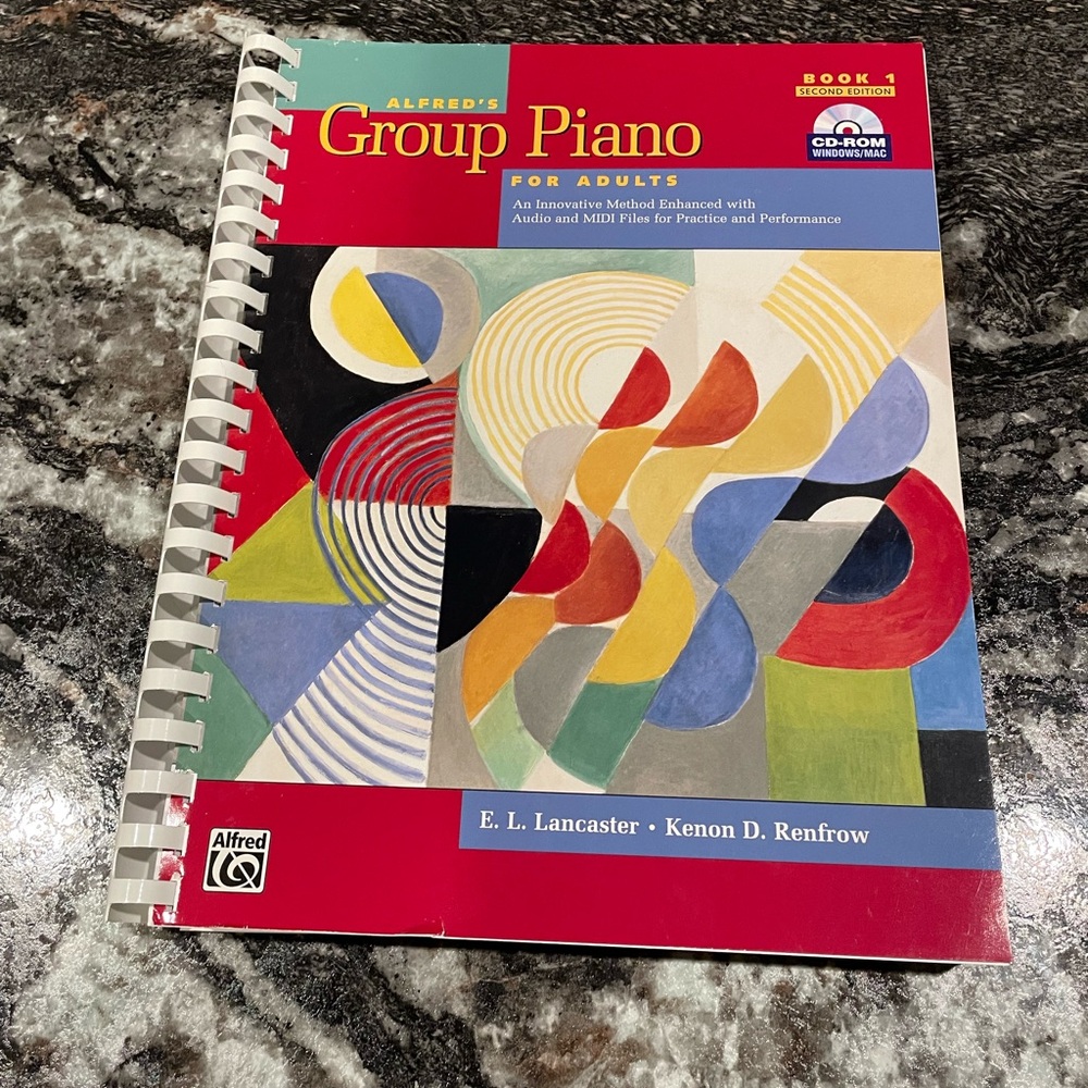Alfred's Group Piano for Adults Book 1 with CD